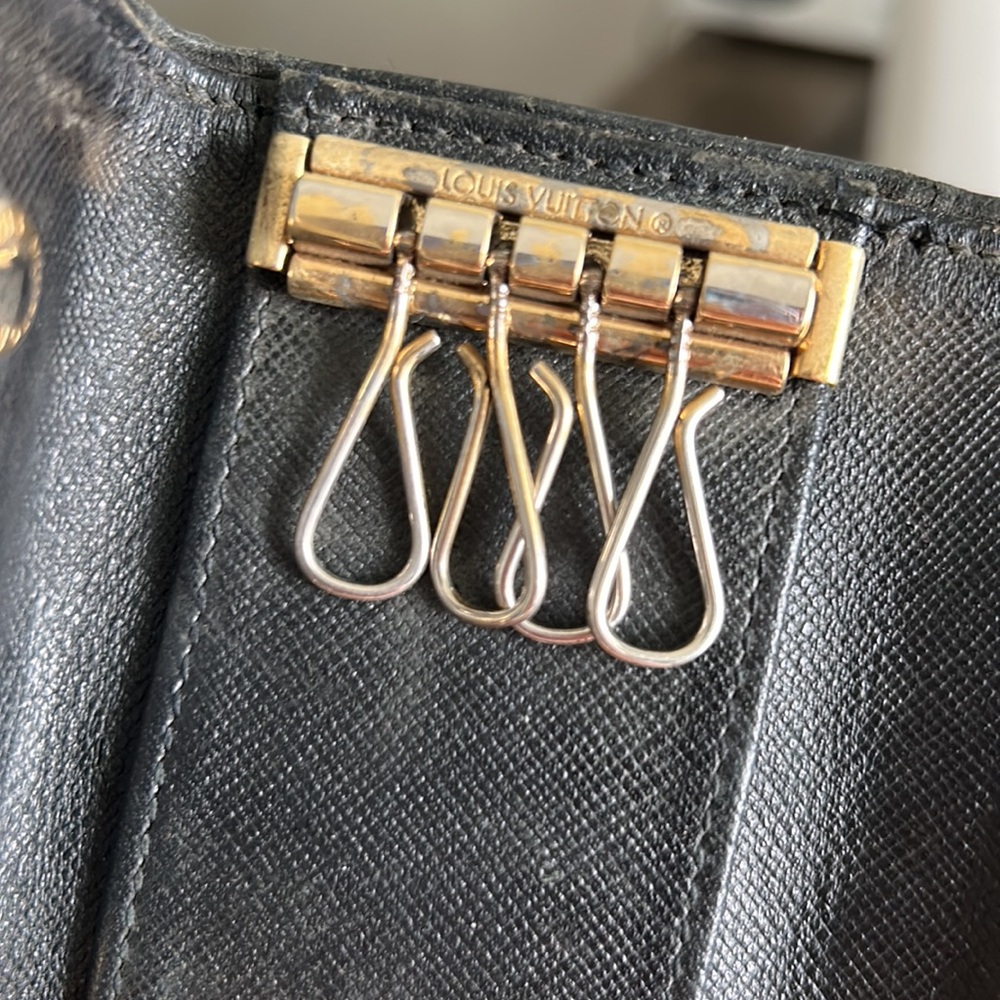 LV Denim Key Pouch - Picture 6 of 12